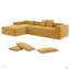 Canapé modulaire en L en chenille-1837323933