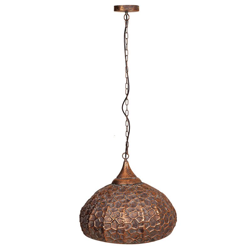 Anycia 1 - Light Gold Geometric Pendant