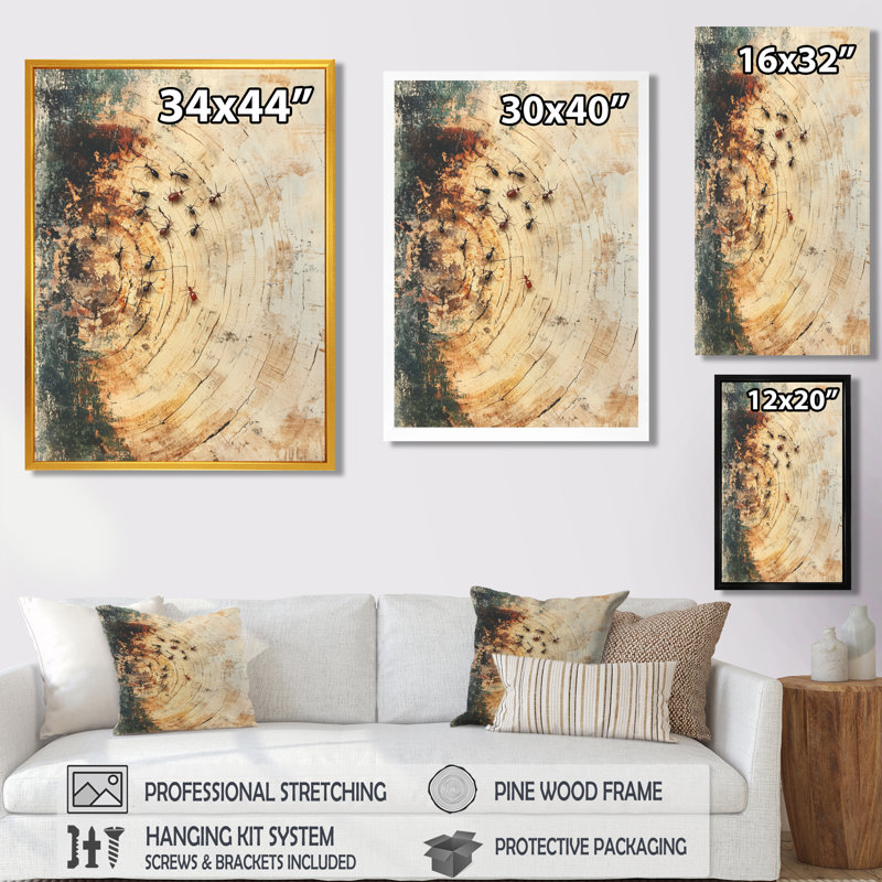 Gervydas - animaux, reproductions d'art mural, H 40 po x l 30 po, Noir, noir, noir, noir