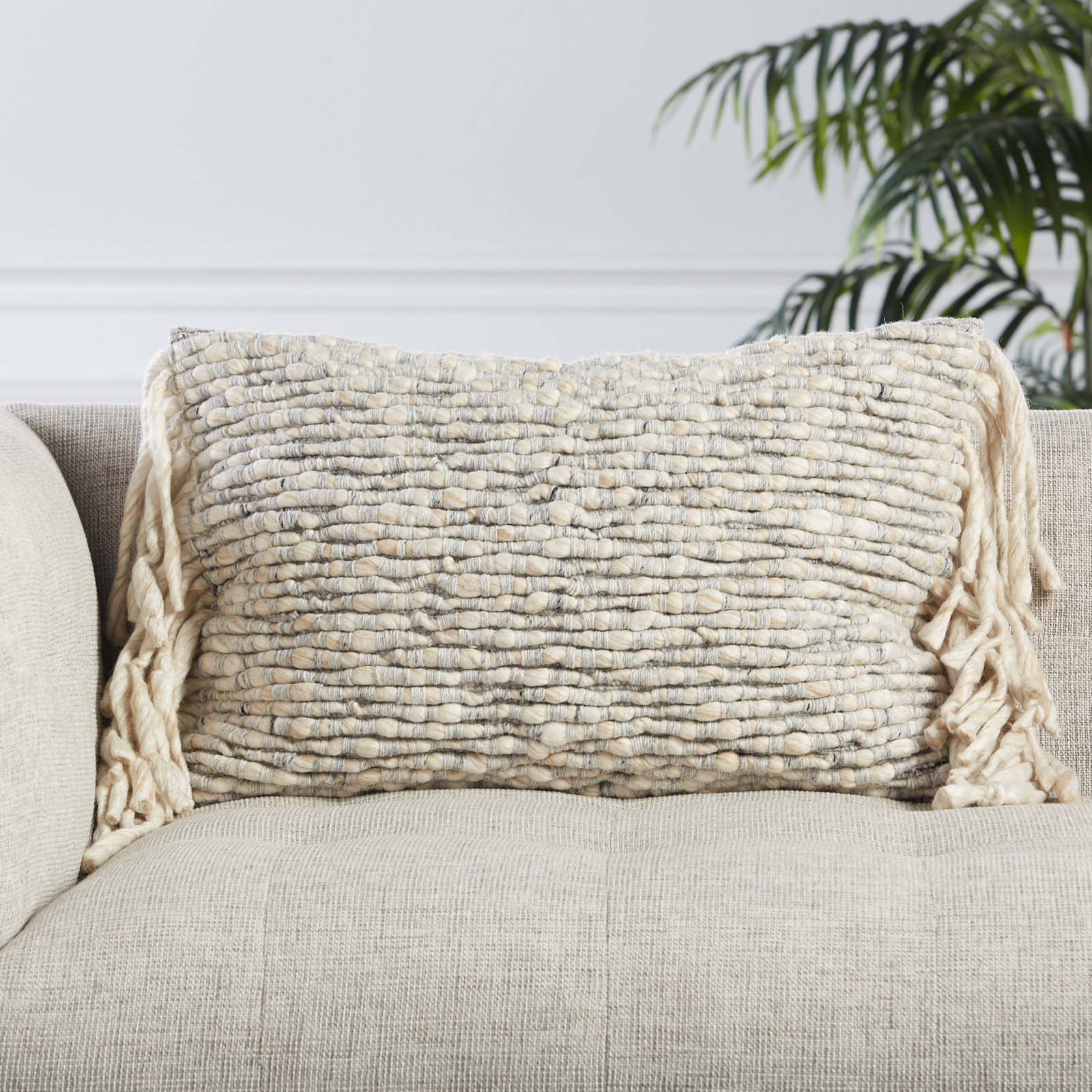 Upson Handmade Lumbar Pillow Cover & Insert (16"x24"), Down Alternative