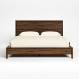 Stickley Saranac Bed, Solid Rustic Walnut, Sustainable Construction, Accommodates Standard Mattress and Box Spring, 15in Footboard, Made in USA