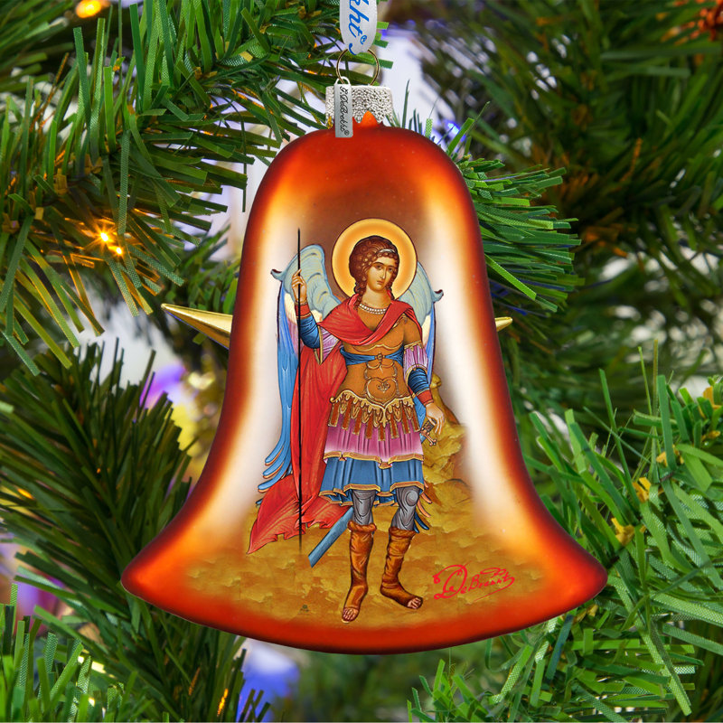 Collection de splendor de noël de décoration en verre st michael bell
