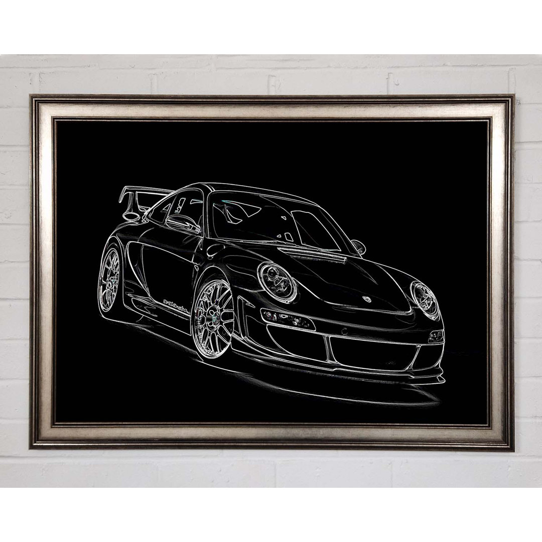 Porsche GT3 - Einzelne Bilderrahmen Kunstdrucke