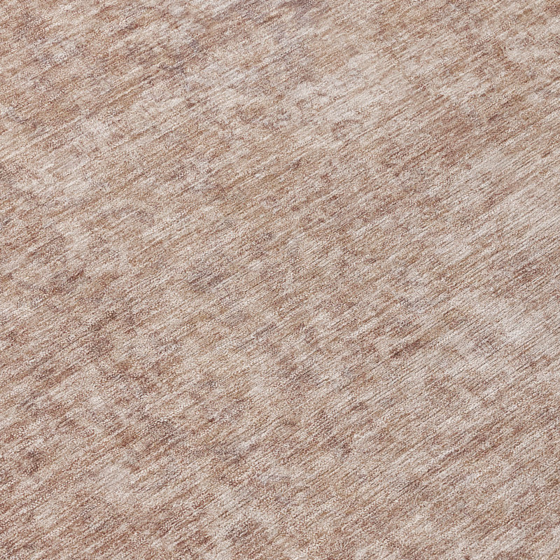 Tapis cuivre intérieur / extérieur lavable à la machine Claudian ACN1645, Rectangle 9 pi x 12 pi
