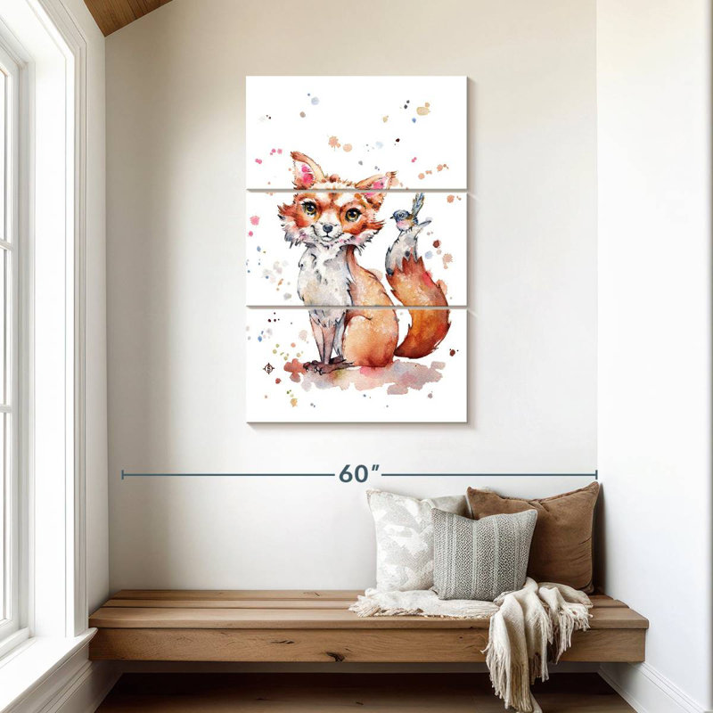 Brampt Sweet Fox, 45" H x 28" W