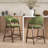 Upholstered Solid Wood Bar Stool Counter Stool-223449258-223449259