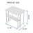 Small Foldable Stackable Desk For Small Spaces