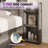 Sherell Full Size Bed Frame with 4 Storage Drawers,Gray-108202640-100845096
