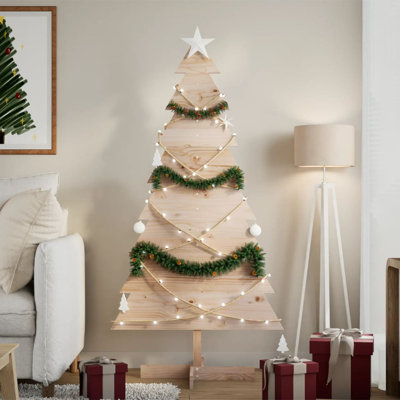 Wood Holiday Shaped Ornament