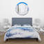 Paysage de montagne d'hiver avec maison en bois - ensemble de housse de couette traditionnel - microfibre de polyester-66391872