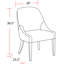 Chaise d'appoint Artresha en granit Himalaya