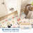 Floral Bordered 2×6 Non Slip Soft Runner Rugs for Hallway Entryway Kitchen Floor Modern Animal Cat Washable Soft Indoor Carpet-1863932546