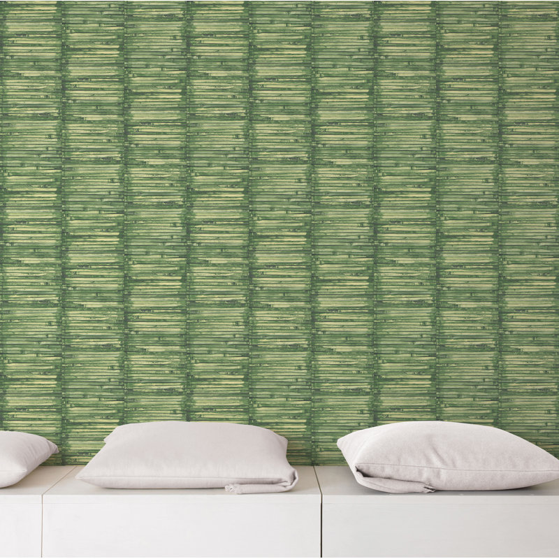 10m x 53cm Matte Wallpaper Roll, Green