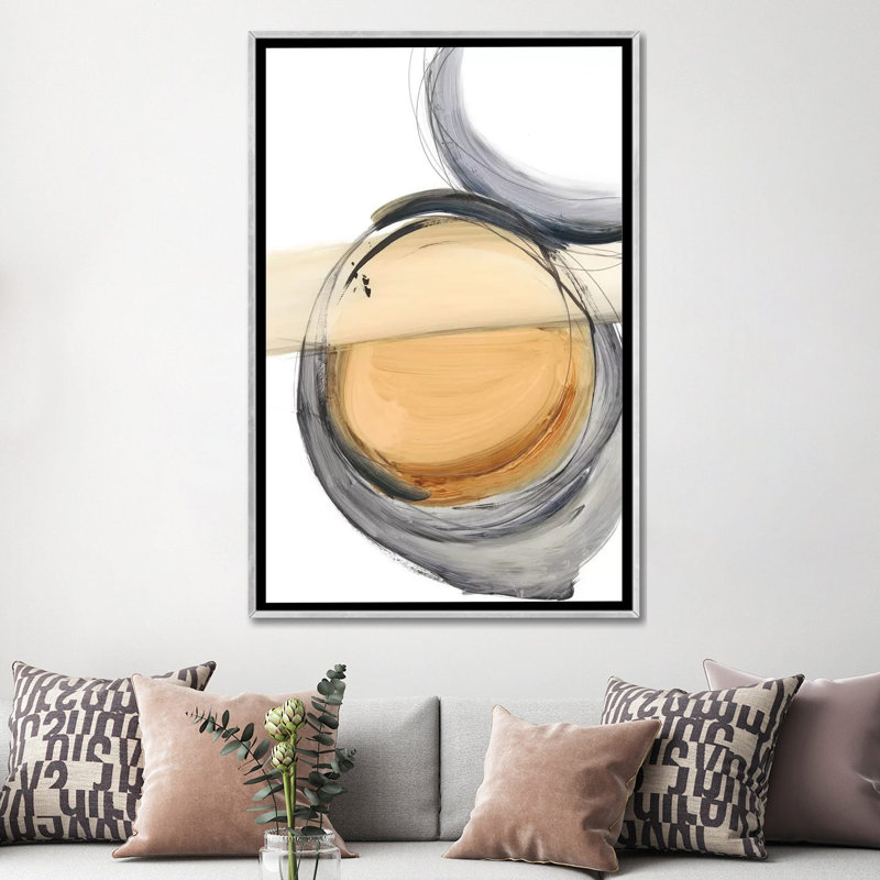 "Sienna & Slate III" par Ethan Harper, reproduction d’art, H 60 po x l 40po x P 1,5 po, Pas de tapis