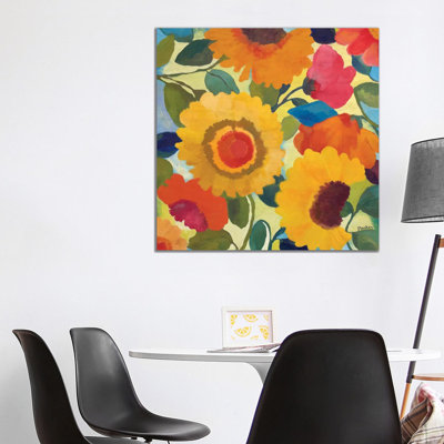 Market Flowers I by Kim Parker - Wrapped Canvas Painting