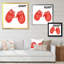 Décoration murale en toile Christams Red - Mid-Century-1036714609-1036714608
