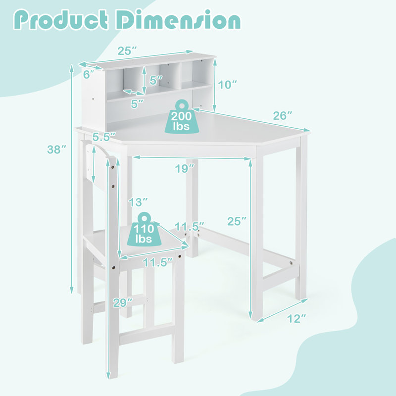 Bureau d'angle avec huche Vizzapu