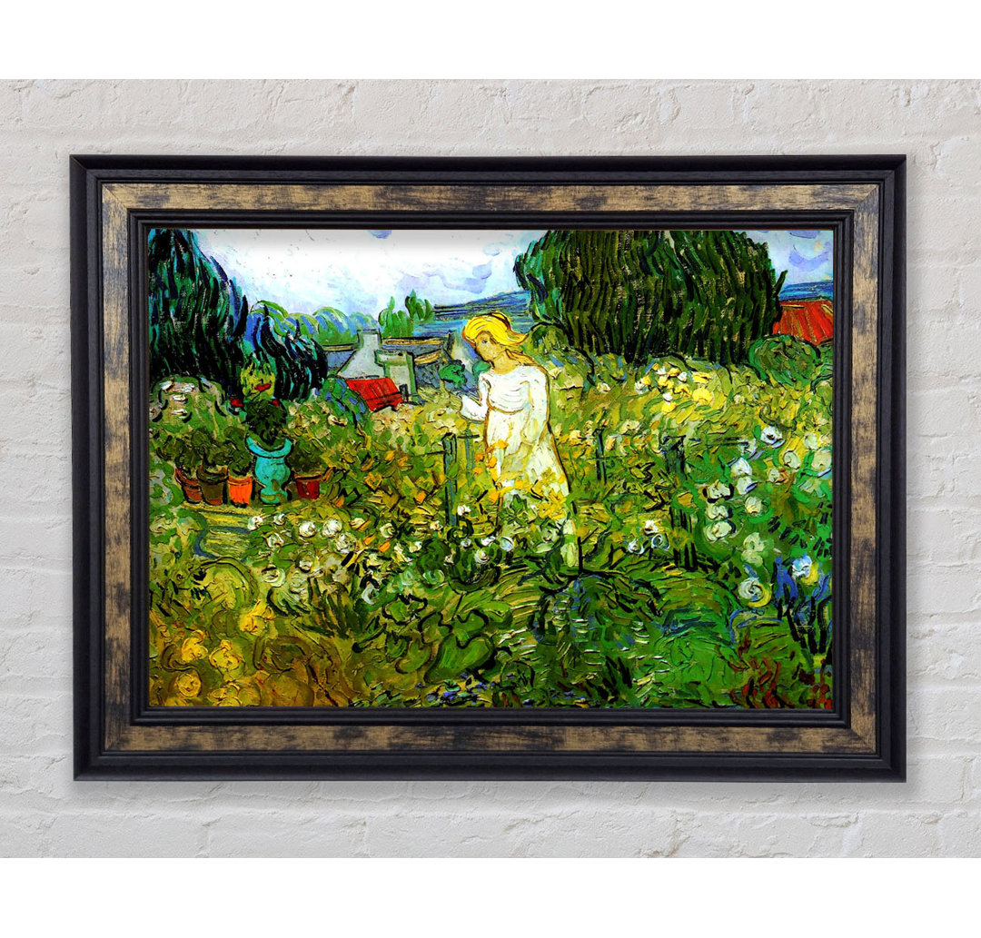 Van Gogh Marguerite Gachet im Garten - Druck