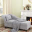 Chaise longue à accoudoirs roulés avec rangement Schaefer-1503314250