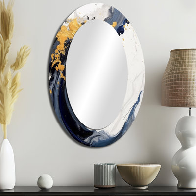 Kirrily - Miroir abstrait en métal