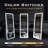 LED Wall Mirror Full Length Mirror with Stand with 3 Adjustable Lights-1989999280-1989999281