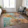 Killingly Washable Abstract Indoor / Outdoor Rug