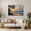Hawaiian Beach Scenes Beige Metal Wall Art