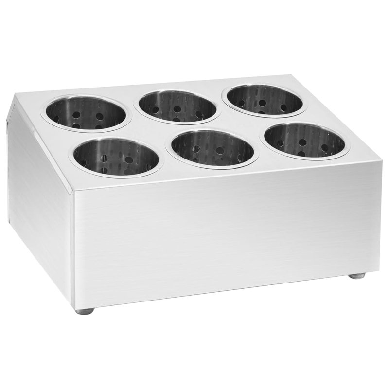 Stainless Steel Rectangle Utensil Holders/Pots/Jars