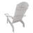 Outdoor Indoor White Chair With Umbrella Slot, Solid Hardwood, Comfortable Seat, For Patio, Porch, Deck, Garden, Poolside, Easy Assembly Wood Hole - Comfortable, Stylish Outdoor/Indoor Poolside-507756044