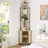 Pittard 22.2'' Wine Bar Triangle 5 Tier Bar Cabinet with Wine Glass Rack and Storage Cabinet-1889865797