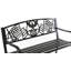 Banc de jardin en acier durable Barty