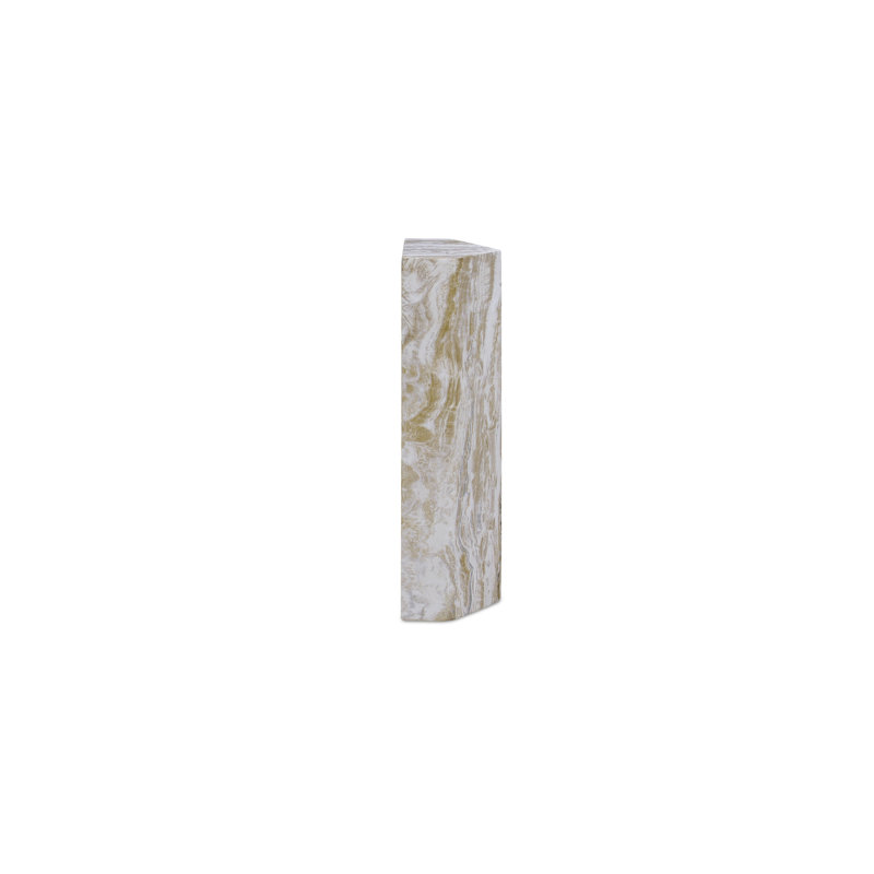 Nix Outdoor Side Table Green, Sage Marble