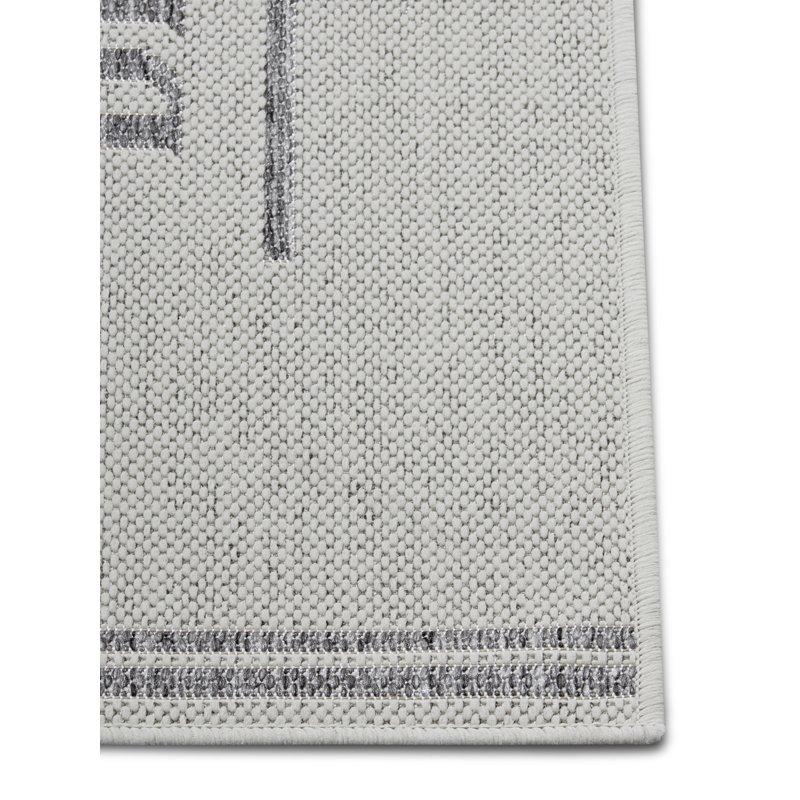Brasserie De Paris Cream Rug, Rectangle 92 x 150 cm