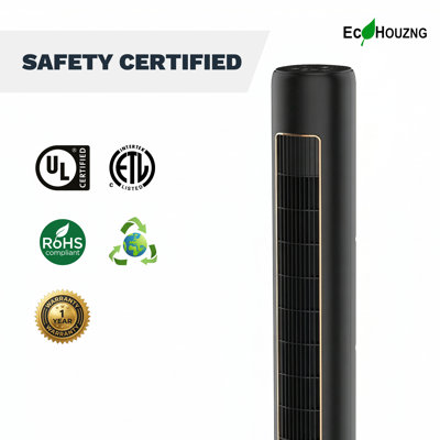Homevision Technology 40.9'' Oscillating Tower Fan