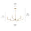 Lustre classique / traditionnel en acier à intensité variable -1400187455-1400187449-1400187452