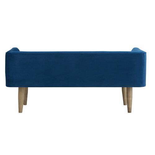 Wade Logan® Forbis Velvet Upholstered Bench & Reviews | Wayfair