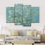 Ensemble de 4 fleurs d'amandier sur toile-554054002