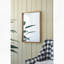 Miroir rectangulaire 24 po x 36 po en bois