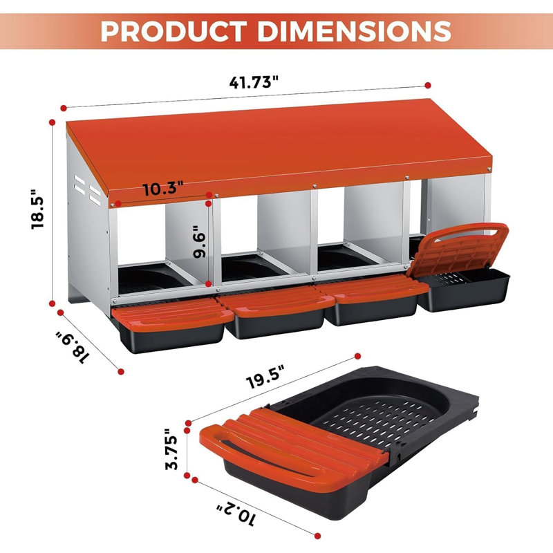 Nesting Boxes, Orange