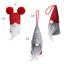 Ensemble de 6 décorations de Noël - Gnomes Tomte, suspendus et debout