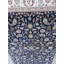Tapis bleu marine unique de 8 pi 2 po x 10 pi 2 po