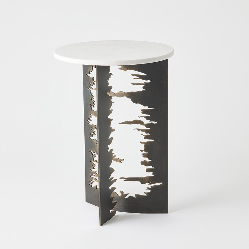 Table découpée - bronze