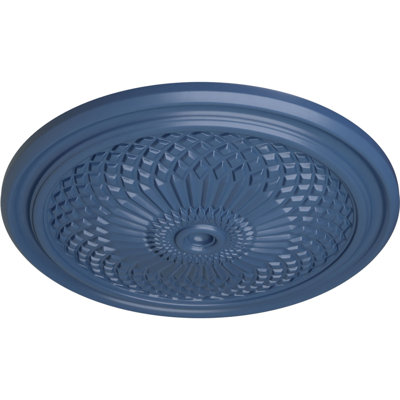 Endurathane Trinity Ceiling Medallion, 22"OD x 1 3/4"P (Fits Canopies up to 3"), Hand-Painted Americana Finish