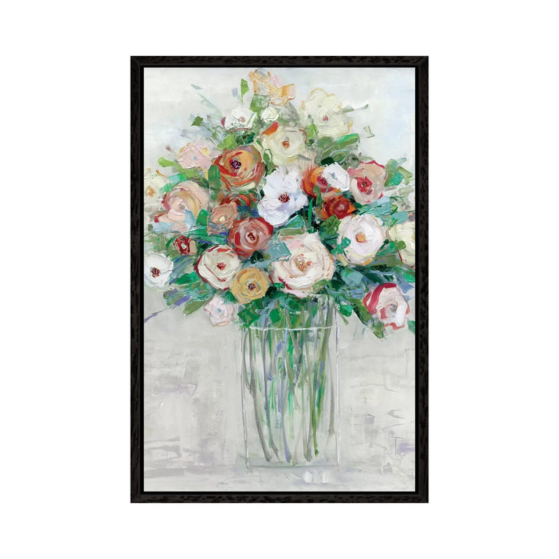Mid-Summer Medley by Sally Swatland - Gallery-Wrapped Canvas Giclée on Canvas, 66.04 cm H x 45.72 cm W, Black Framed