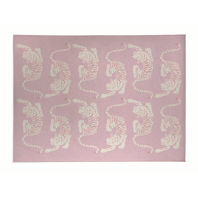 Hey Tiger Area Rug, Rectangle 2' x 3'