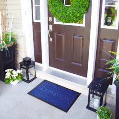 DIY Mid Century Modern Door Mat - Modern on Monticello