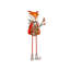 Ensemble de 2 statues de jardin Keegon