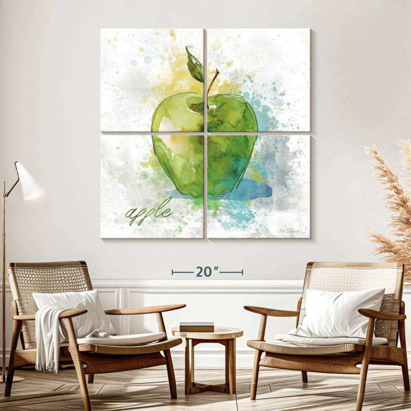 Yarlin A Fresh Apple, 57" H x 57" W