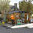 Outdoor Storage Shed With Lockable Doors And Windows