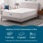 Matelas en mousse viscoélastique imprégnée de gel 12 po Lucid SureCool ™-1899831907-1970058435